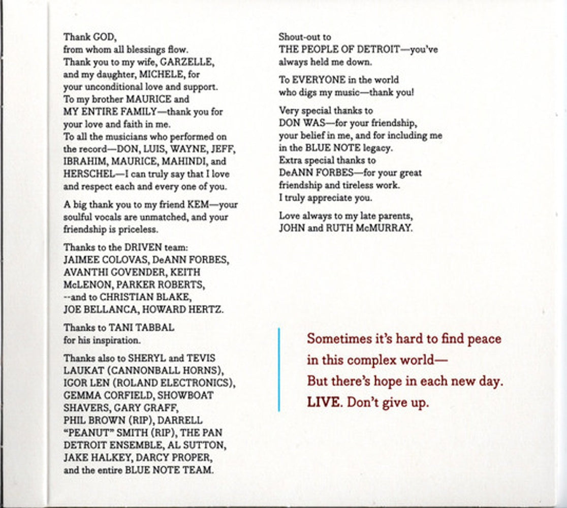 Image 3: Dave McMurray – I Love Life Even When I'm Hurting CD | Relix