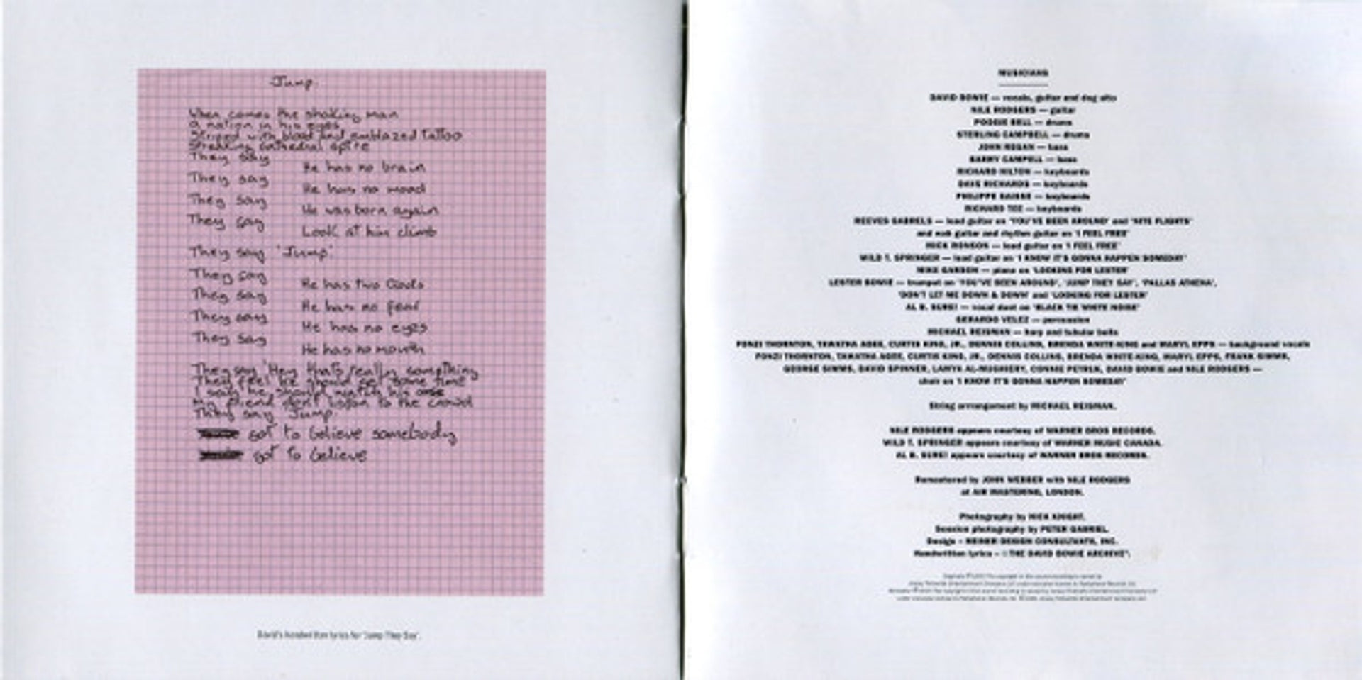 Image 3: David Bowie – Black Tie White Noise: 2021 Remaster CD | Relix