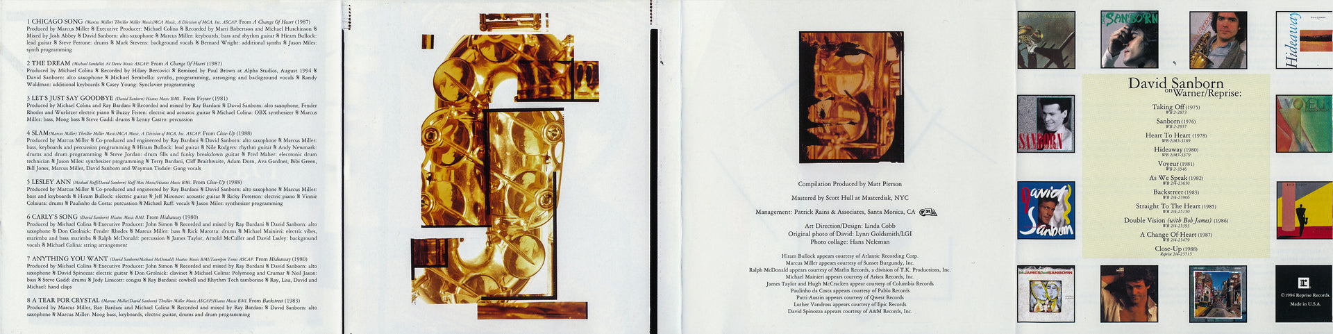 Image 3: David Sanborn – The Best Of David Sanborn CD | Relix