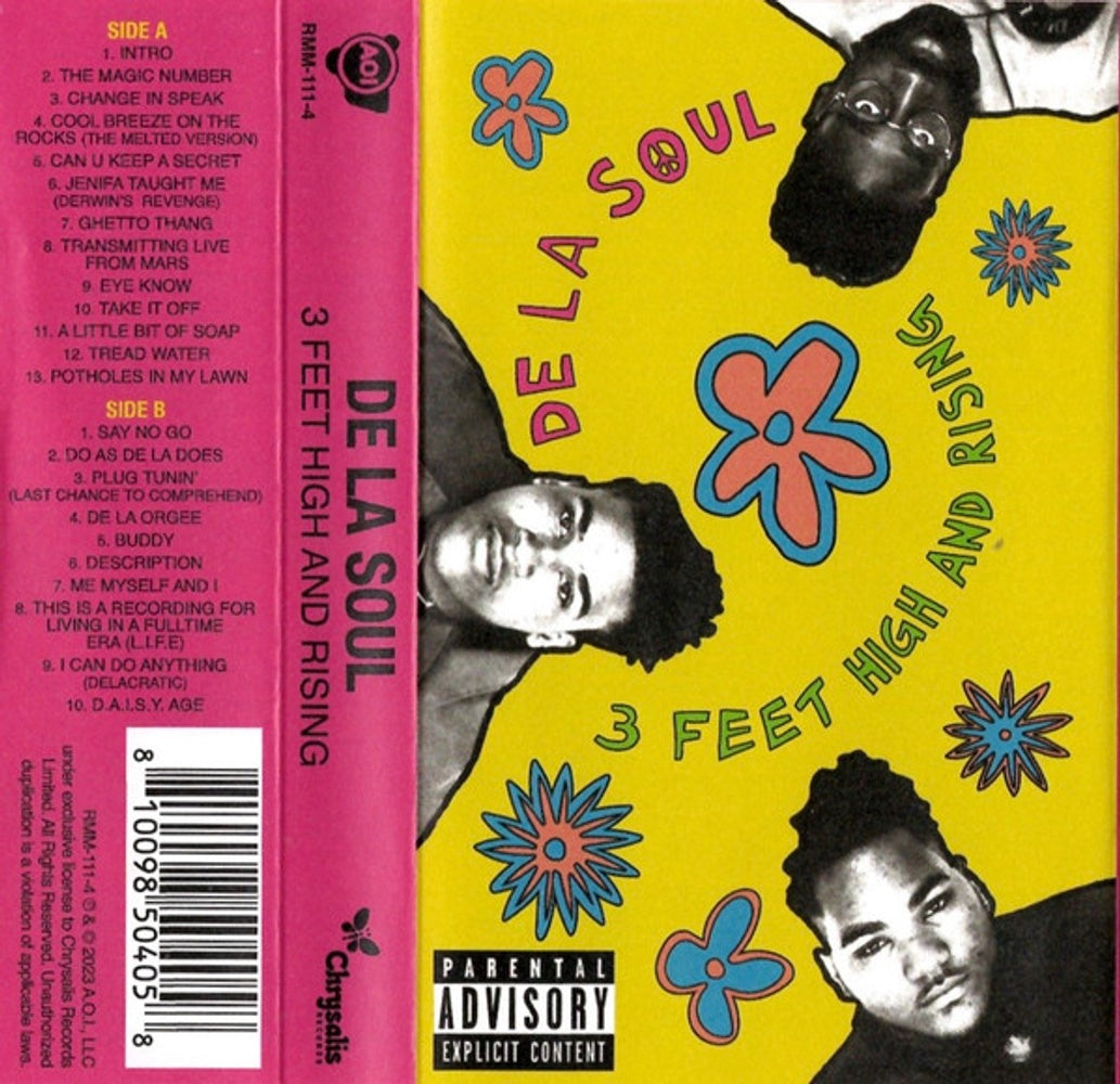 Image 3: De La Soul – 3 Feet High And Rising (Blue Cassette) Cassette | Relix
