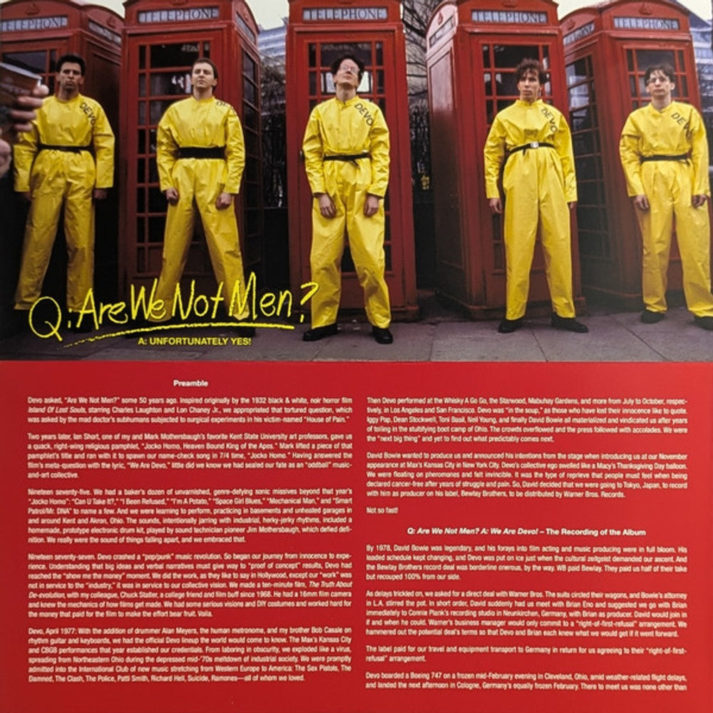 Image 3: Devo – Q: Are We Not Men (Brick & Mortar Exclusive, Hifi LP Vinyl) Vinyl LP | Relix