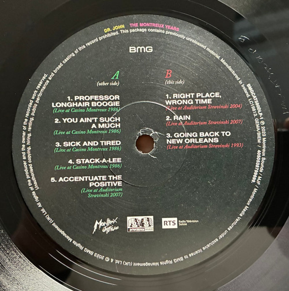 Image 3: Dr. John – Dr. John: The Montreux Years (Gate, 180 Gram LP Vinyl) Vinyl LP | Relix