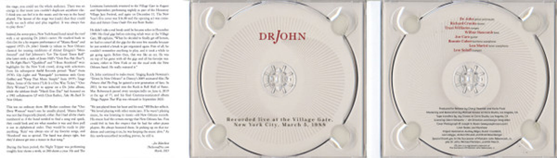 Image 3: Dr John – Live At The Village Gate CD | Relix