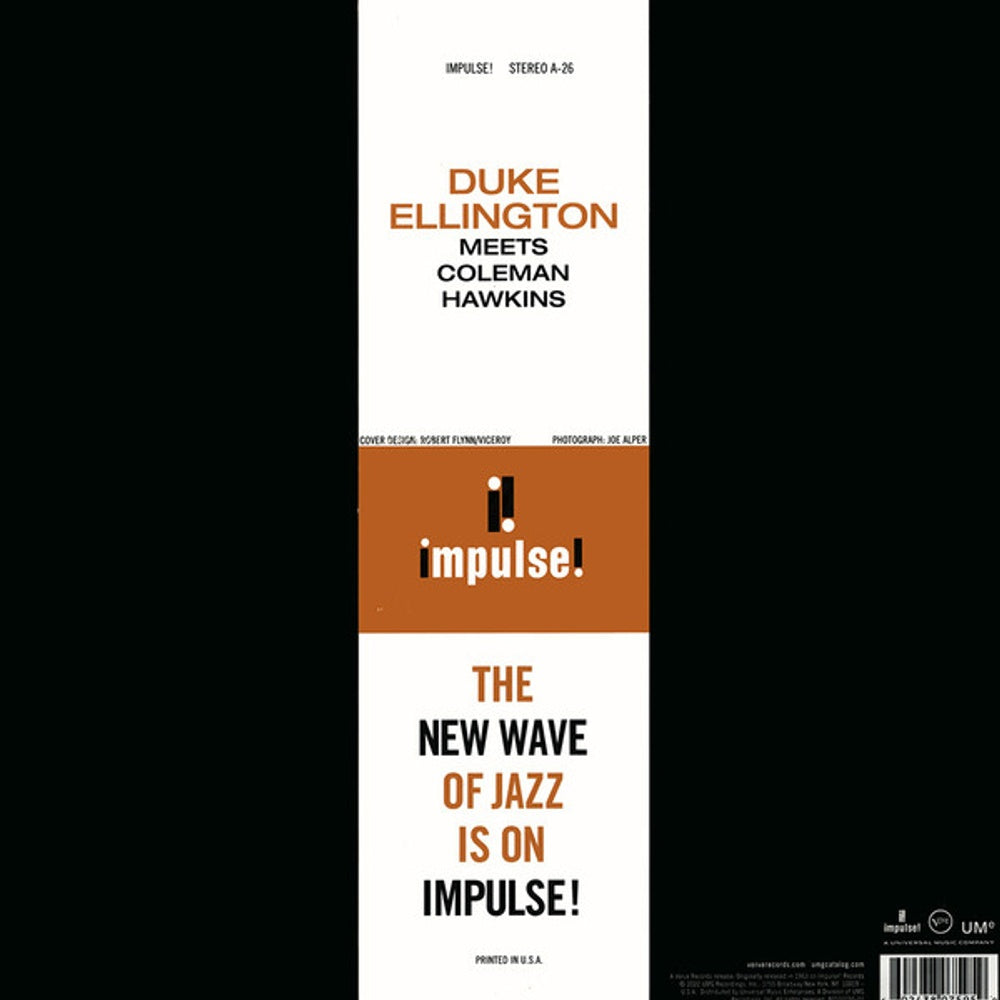Image 3: Duke Ellington & Coleman Hawkins – Duke Ellington Meets Coleman Hawkins (Verve Acoustic Sounds Series)[LP] Vinyl LP | Relix