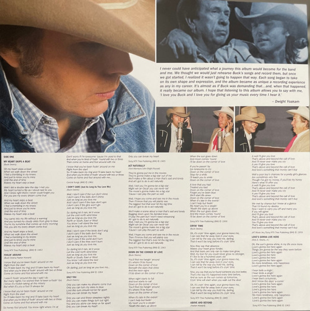 Image 3: Dwight Yoakam – Dwight Sings Buck Vinyl LP | Relix