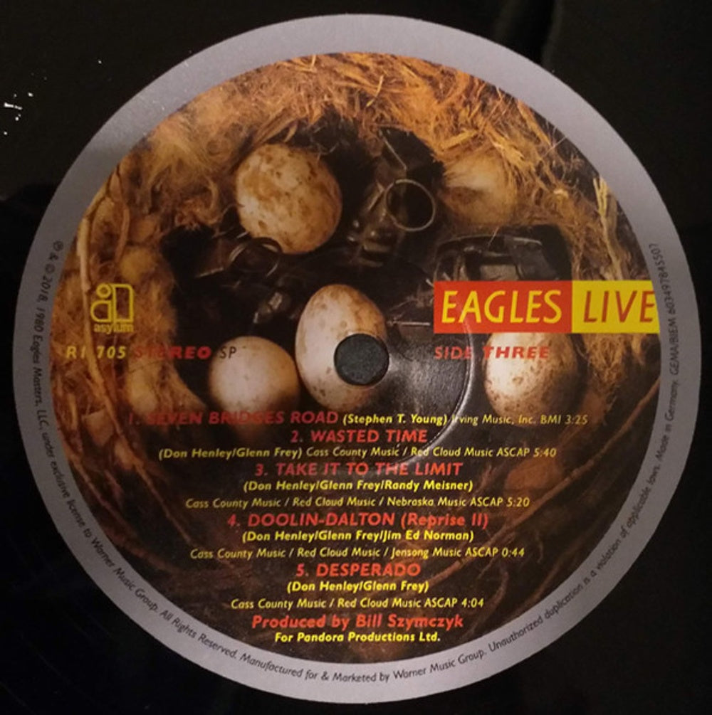 Image 3: Eagles – Eagles Live (180 Gram LP Vinyl) Vinyl LP | Relix