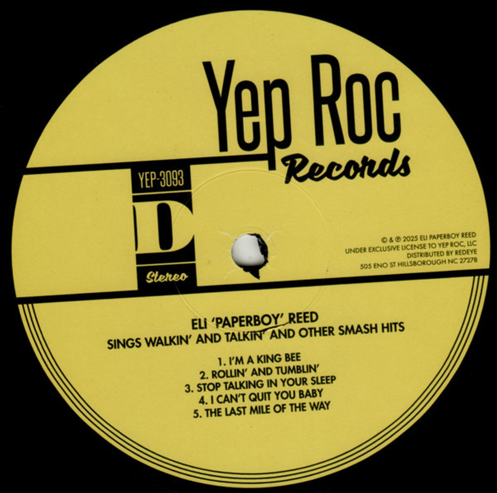 Image 3: Eli Reed  Paperboy – Sings Walkin' And Talkin' And Other Smash Hits Vinyl LP | Relix