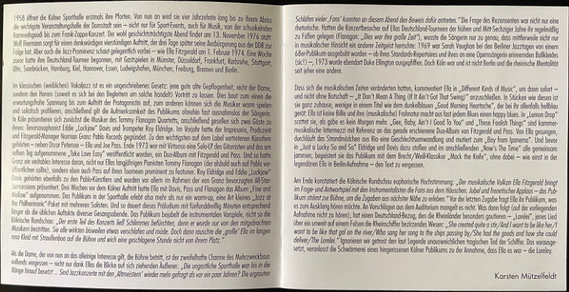 Image 3: Ella Fitzgerald – Live In Cologne 1974 CD | Relix