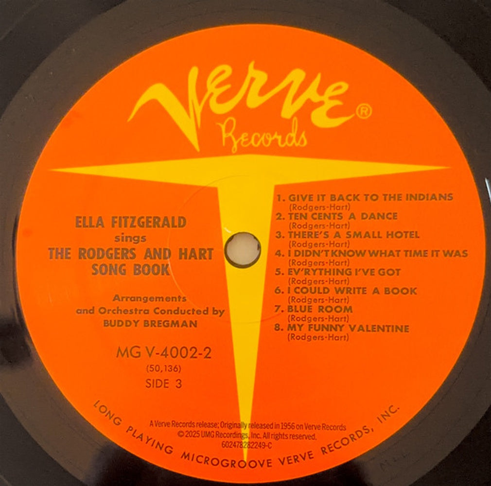 Image 3: Ella Fitzgerald – Sings the Rodgers and Hart Song Book (Verve Acoustic Sounds Series LP Vinyl) Vinyl LP | Relix