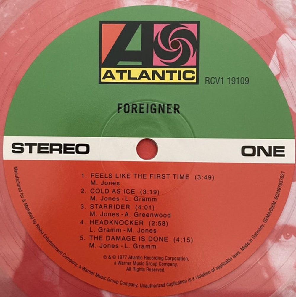 Image 3: Foreigner – Foreigner (Rocktober 2023 Crystal Clear Diamond LP Vinyl) Vinyl LP | Relix