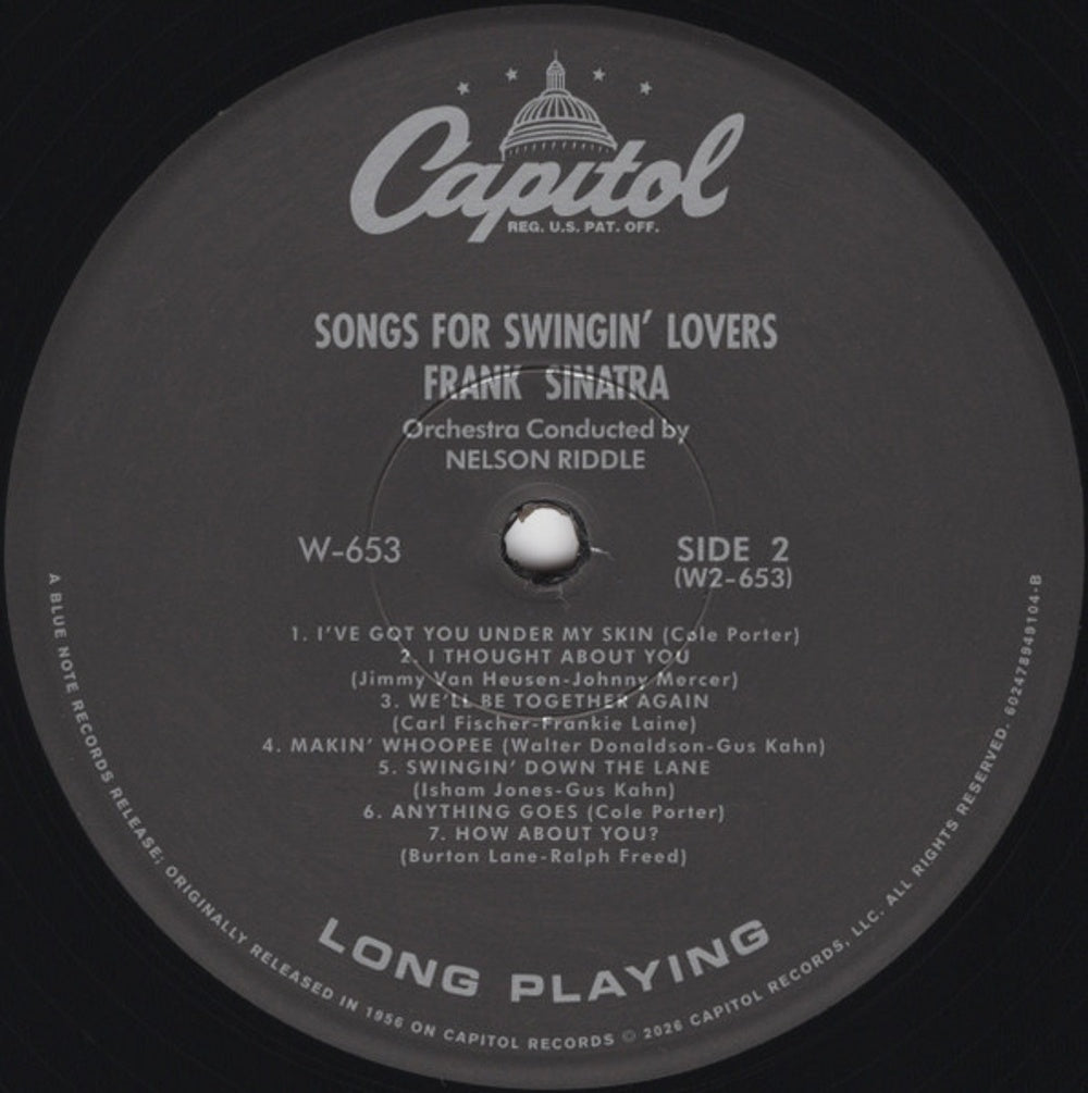 Image 3: Frank Sinatra – Songs For Swingin' Lovers (180 Gram LP Vinyl) Vinyl LP | Relix