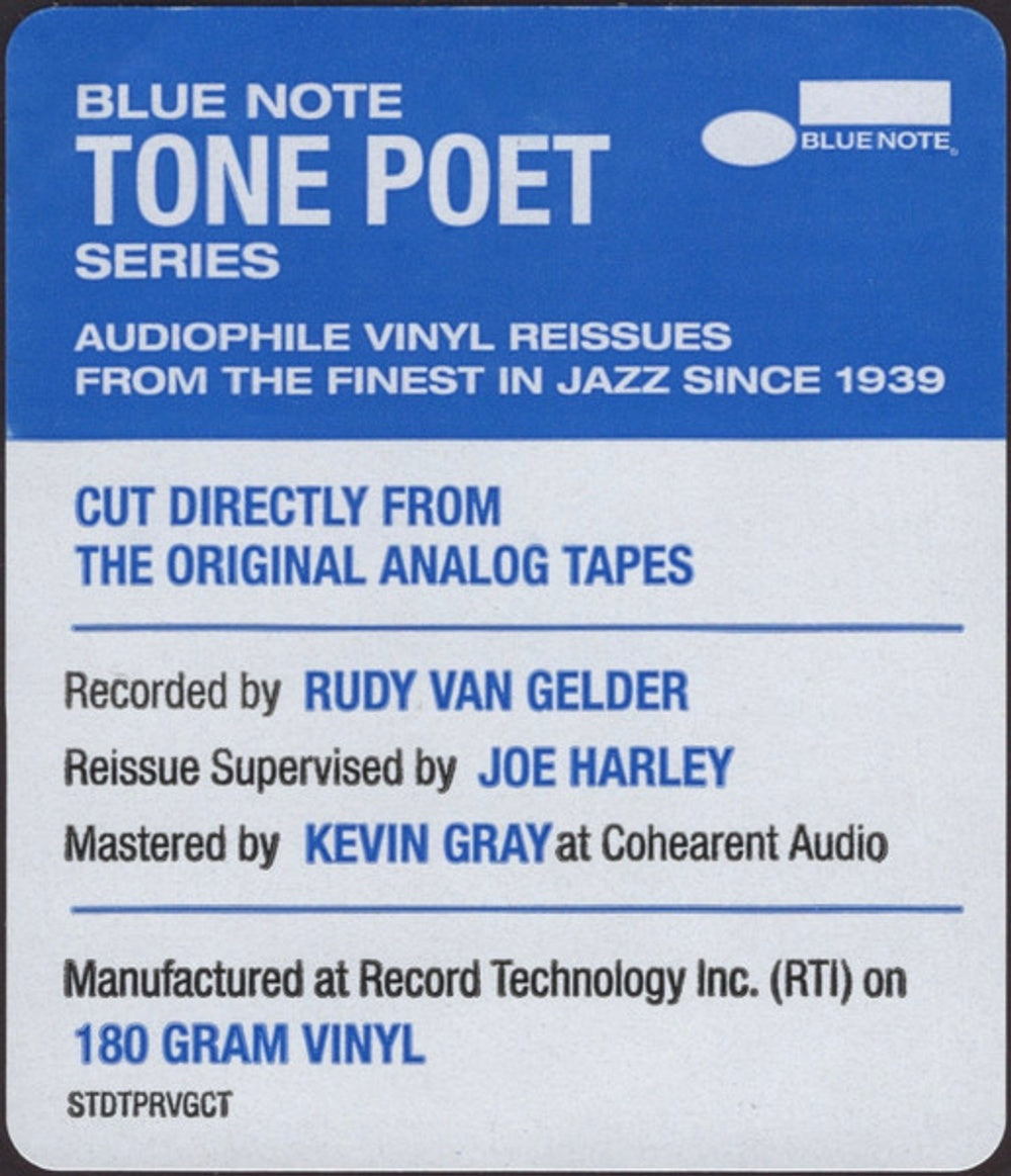 Image 3: Fred Jackson – Hootin' N' Tootin' (Blue Note Tone Poet Edition LP Vinyl) Vinyl LP | Relix