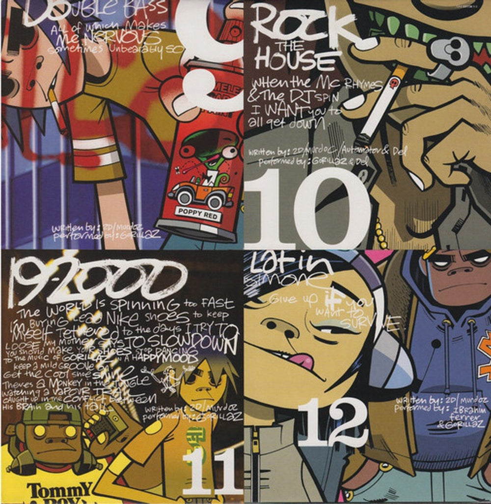 Image 3: Gorillaz – Gorillaz (LP Vinyl) Vinyl LP | Relix