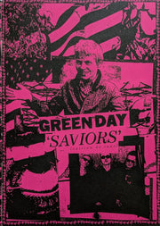 Image 3: Green Day – Saviors - (Edition de luxe, Hot Pink with White Splatter LP Vinyl) Vinyl LP | Relix