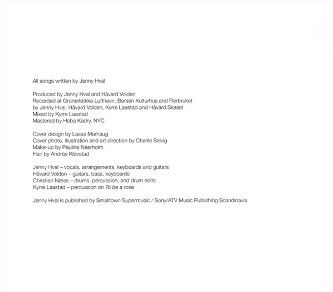 Image 3: Jenny Hval – Iris Silver Mist CD | Relix