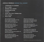 Image 3: Joshua Redman – Words Fall Short (Sft CD) CD | Relix