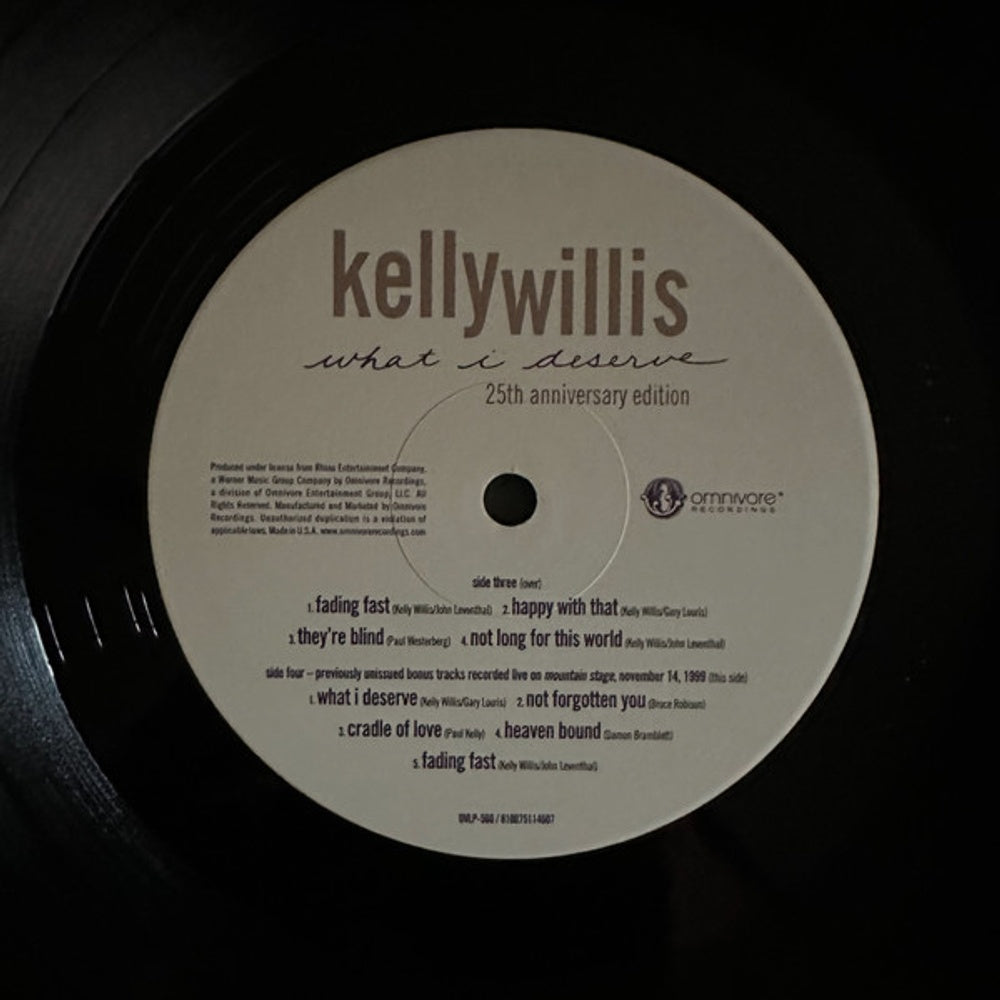 Image 3: Kelly Willis – What I Deserve: 25th Anniversary Edition (Aniv LP Vinyl) Vinyl LP | Relix