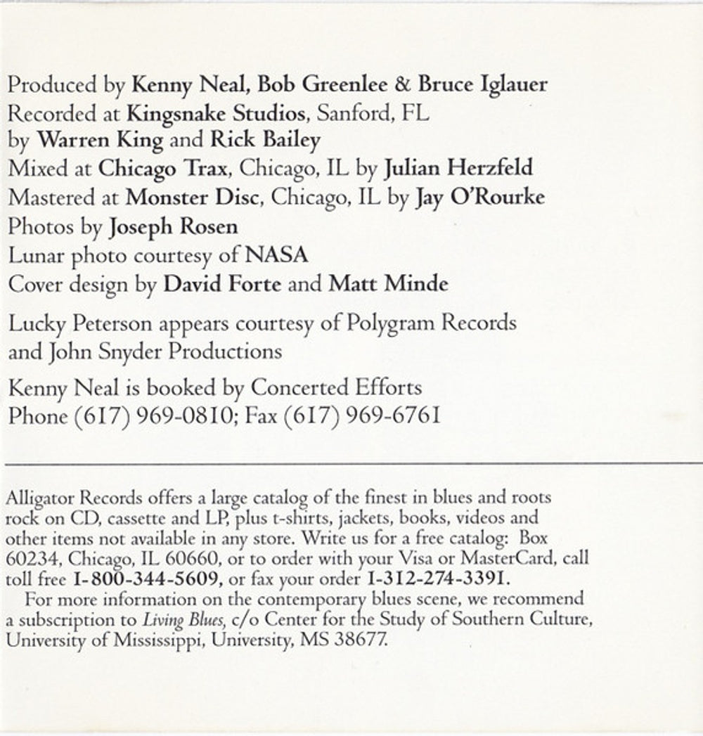 Image 3: Kenny Neal – Hoodoo Moon CD | Relix