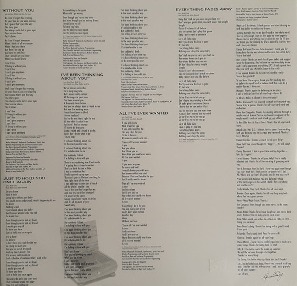 Image 3: Mariah Carey – Music Box Vinyl LP | Relix