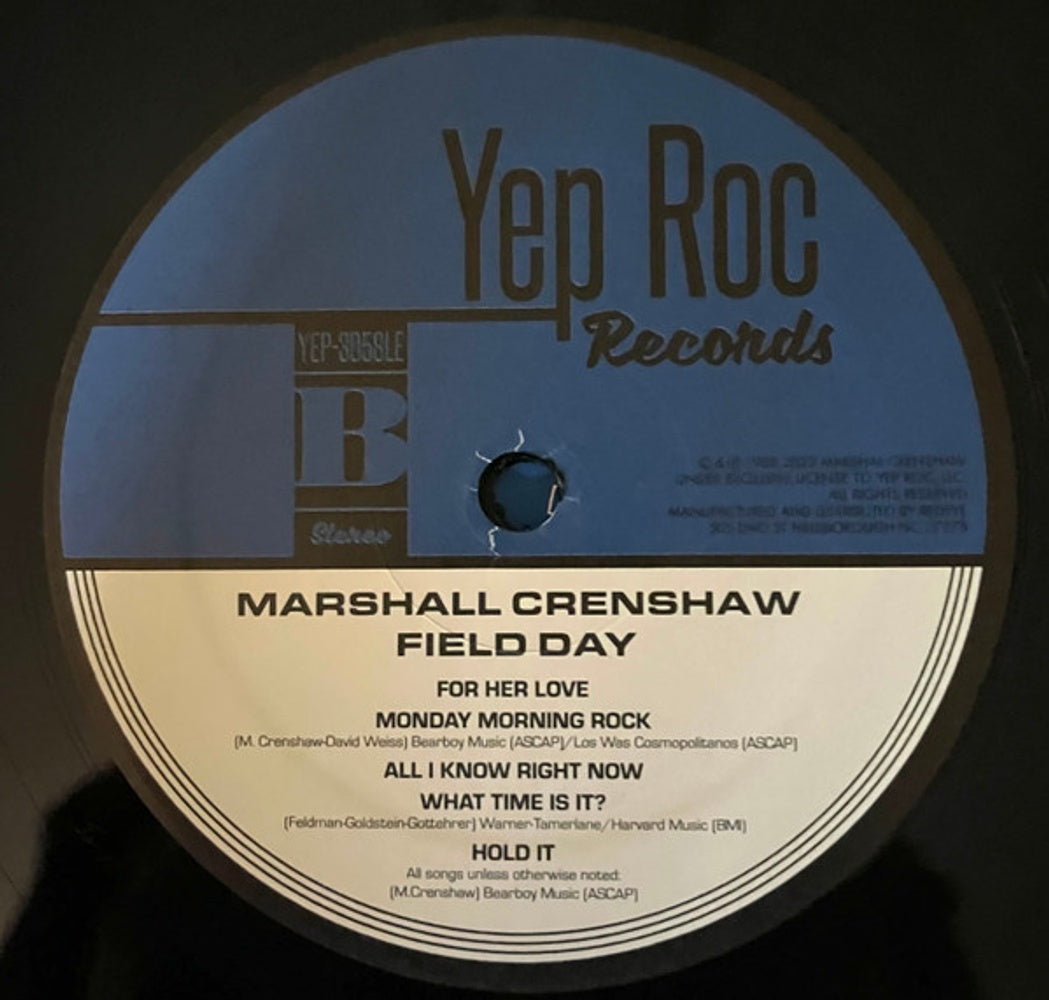 Image 3: Marshall Crenshaw – Field Day (Bonus Tracks, Deluxe, Aniv, Exp LP Vinyl) Vinyl LP | Relix