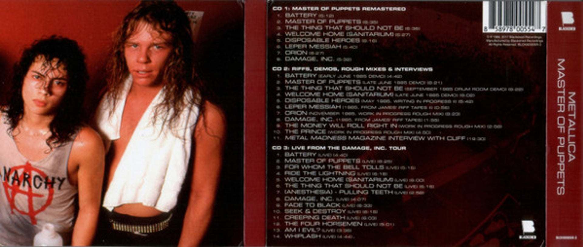 Image 3: Metallica – Master Of Puppets: Remastered (Expanded Edition 3-CD) CD | Relix