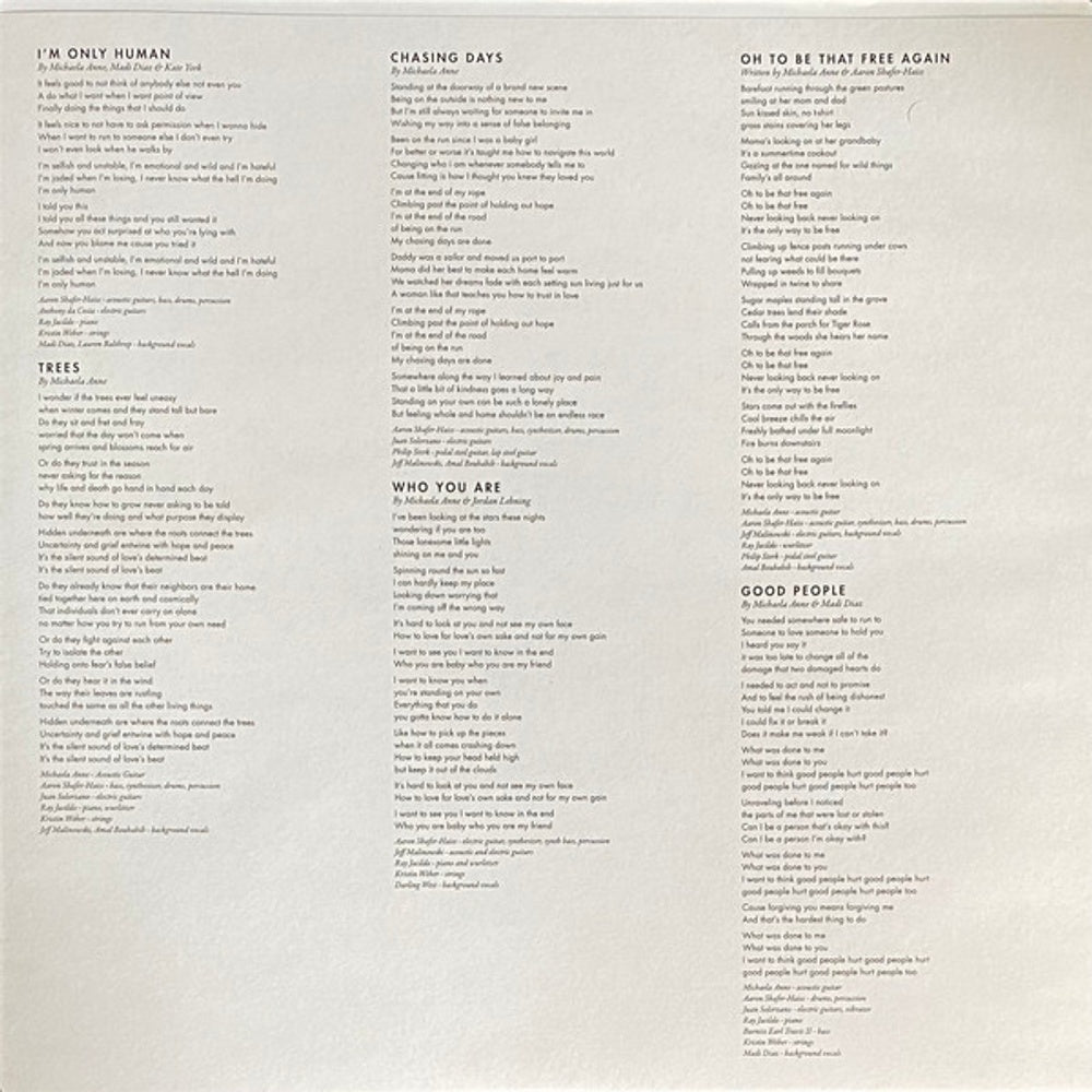 Image 3: Michaela Anne – Oh To Be That Free (Clear LP Vinyl) Vinyl LP | Relix