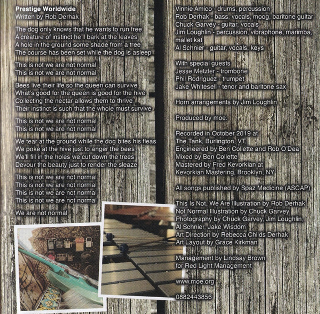 Image 3: Moe – This Is Not, We Are (Bonus Not Normal CD) CD | Relix