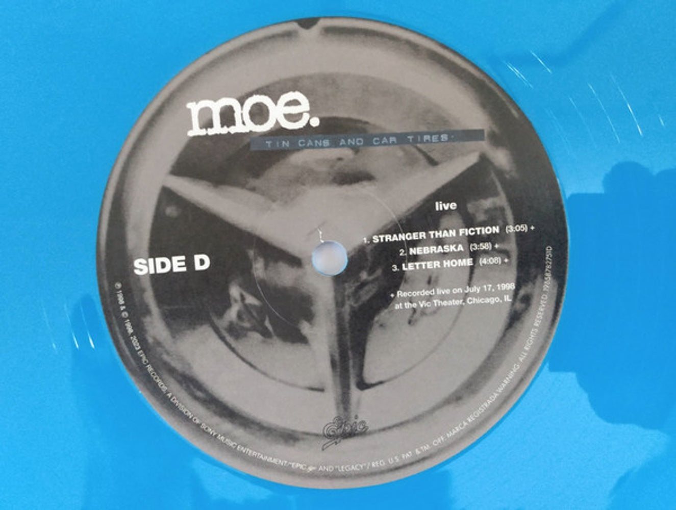 Image 3: moe. – Tin Cans And Car Tires: 25th Anniversary (Sky Blue 2-LP Vinyl) Vinyl LP | Relix