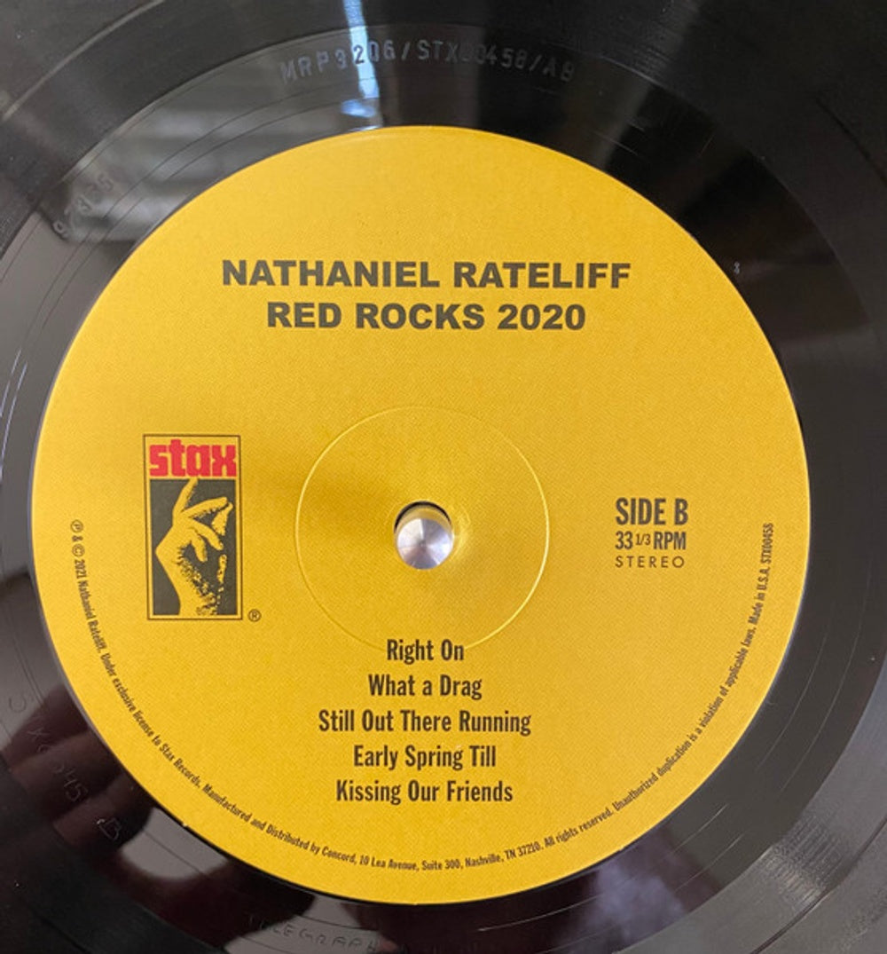 Image 3: Nathaniel Rateliff – Red Rocks 2020 (Black Ice LP Vinyl) Vinyl LP | Relix
