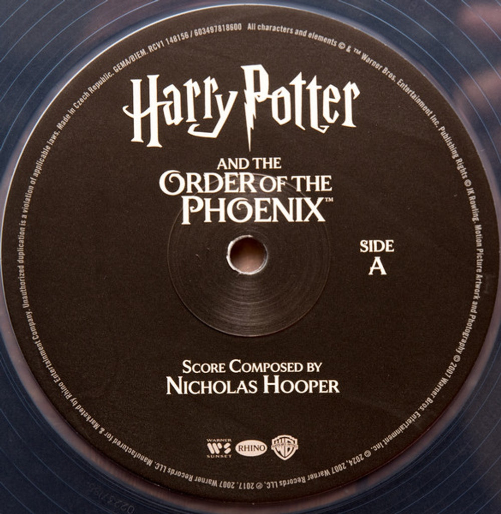 Image 3: Nicholas Hooper – Harry Potter And The Order Of The Phoenix - O.S.T. Vinyl LP | Relix