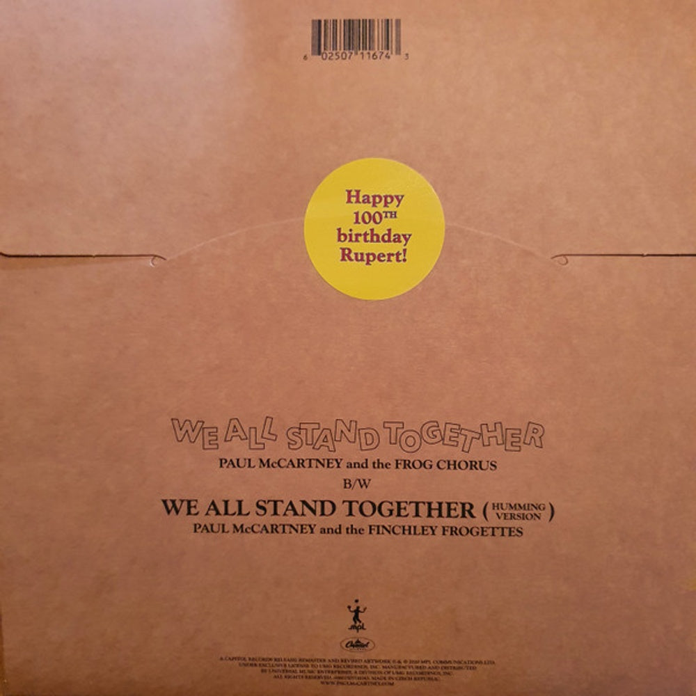 Image 3: Paul McCartney – We All Stand Together (Limited Edition Shaped Picture Disc 7in 7" Vinyl) Vinyl LP | Relix