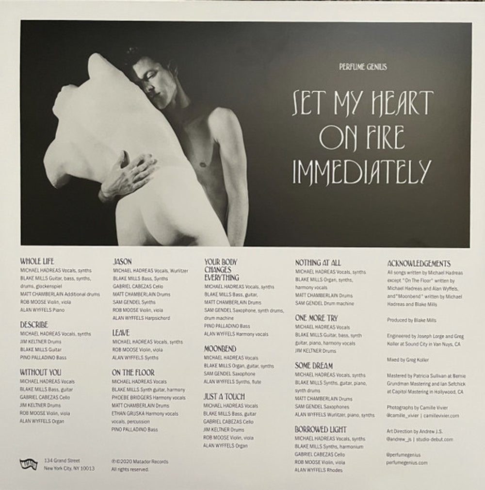 Image 3: Perfume Genius – Set My Heart On Fire Immediately Vinyl LP | Relix