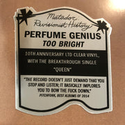 Image 3: Perfume Genius – Too Bright (Clear LP Vinyl) Vinyl LP | Relix