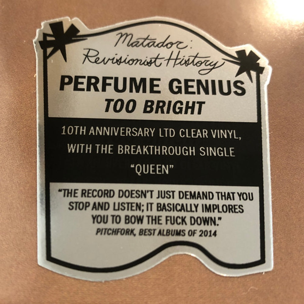 Image 3: Perfume Genius – Too Bright (Clear LP Vinyl) Vinyl LP | Relix
