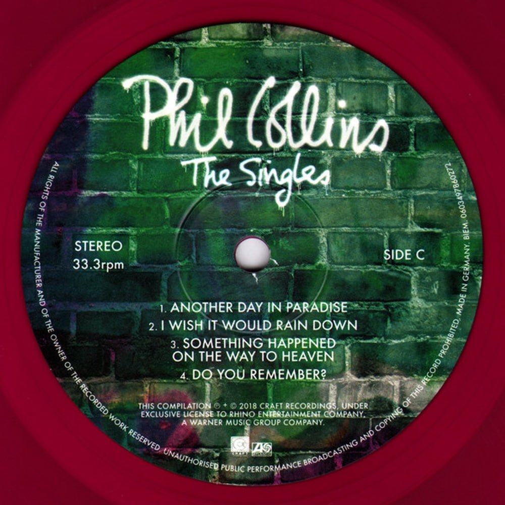 Image 3: Phil Collins – Singles (Colored LP Vinyl) Vinyl LP | Relix