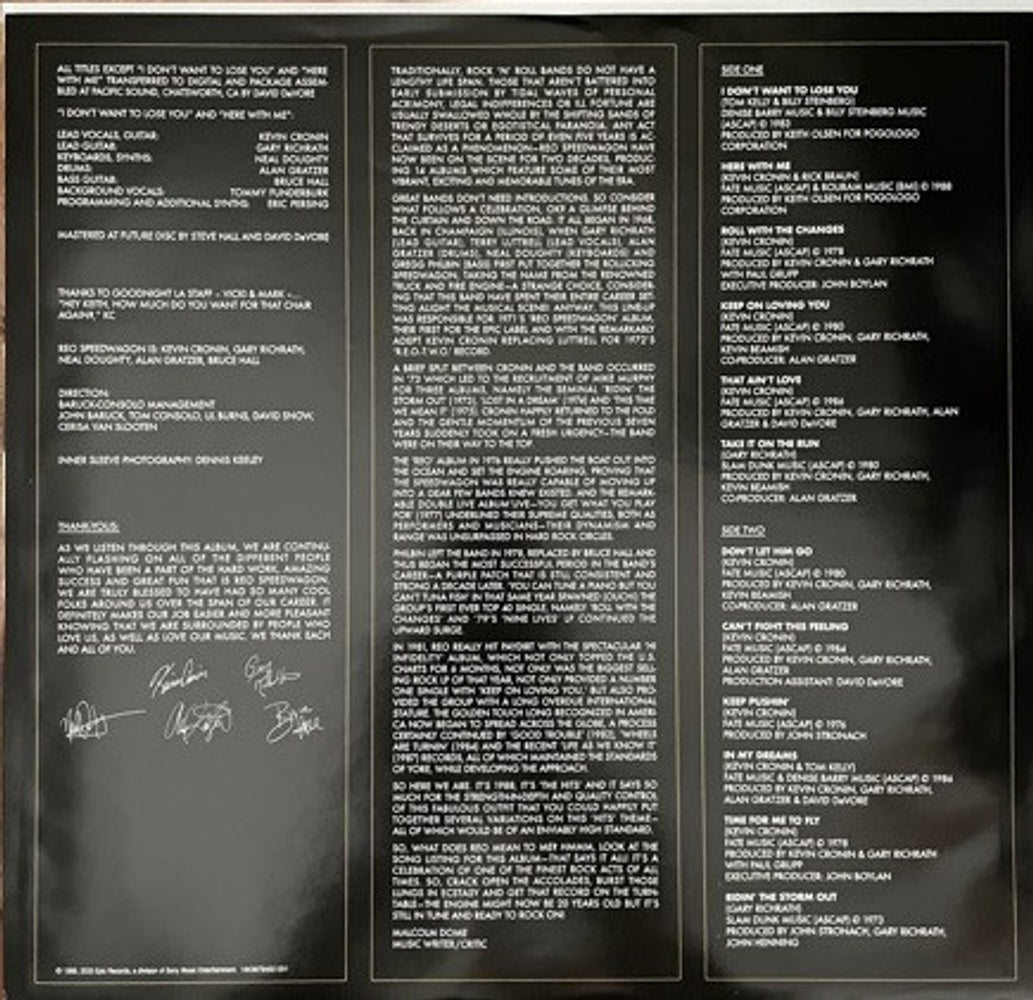 Image 3: REO Speedwagon – The Hits by REO Speedwagon Vinyl LP | Relix