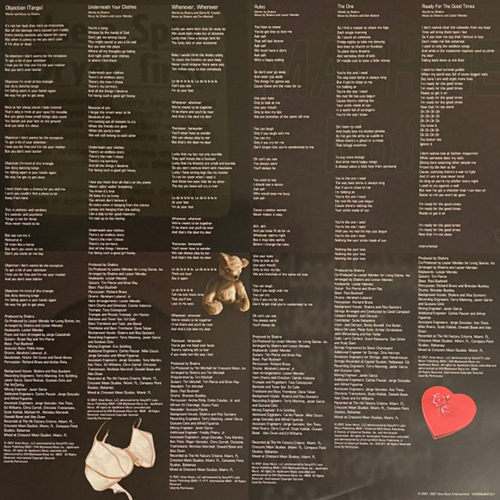 Image 3: Shakira – Laundry Service (Opaque LP Vinyl) Vinyl LP | Relix