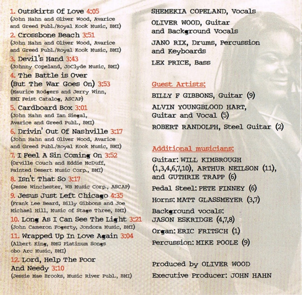 Image 3: Shemekia Copeland – Outskirts Of Love CD | Relix