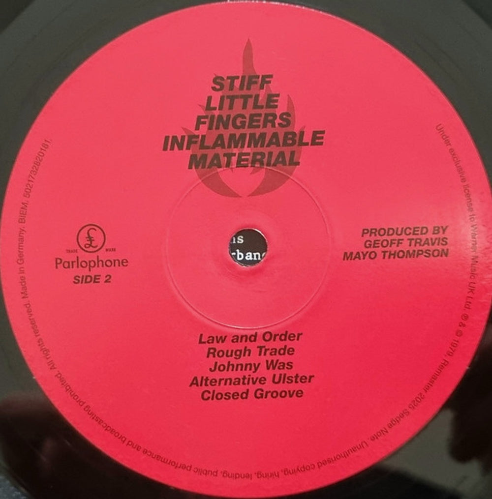 Image 3: Stiff Little Fingers – Inflammable Material (Remastered LP Vinyl) Vinyl LP | Relix