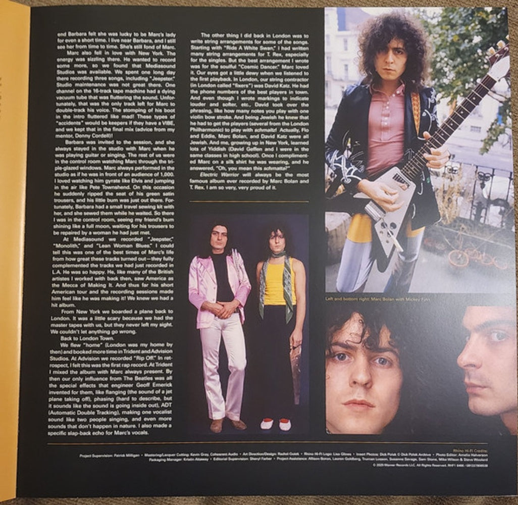 Image 3: T Rex – Electric Warrior (Brick & Mortar Exclusive, Hifi LP Vinyl) Vinyl LP | Relix