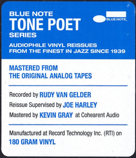 Image 3: Tina Brooks – The Waiting Game (Blue Note Tone Poet Series LP Vinyl) Vinyl LP | Relix