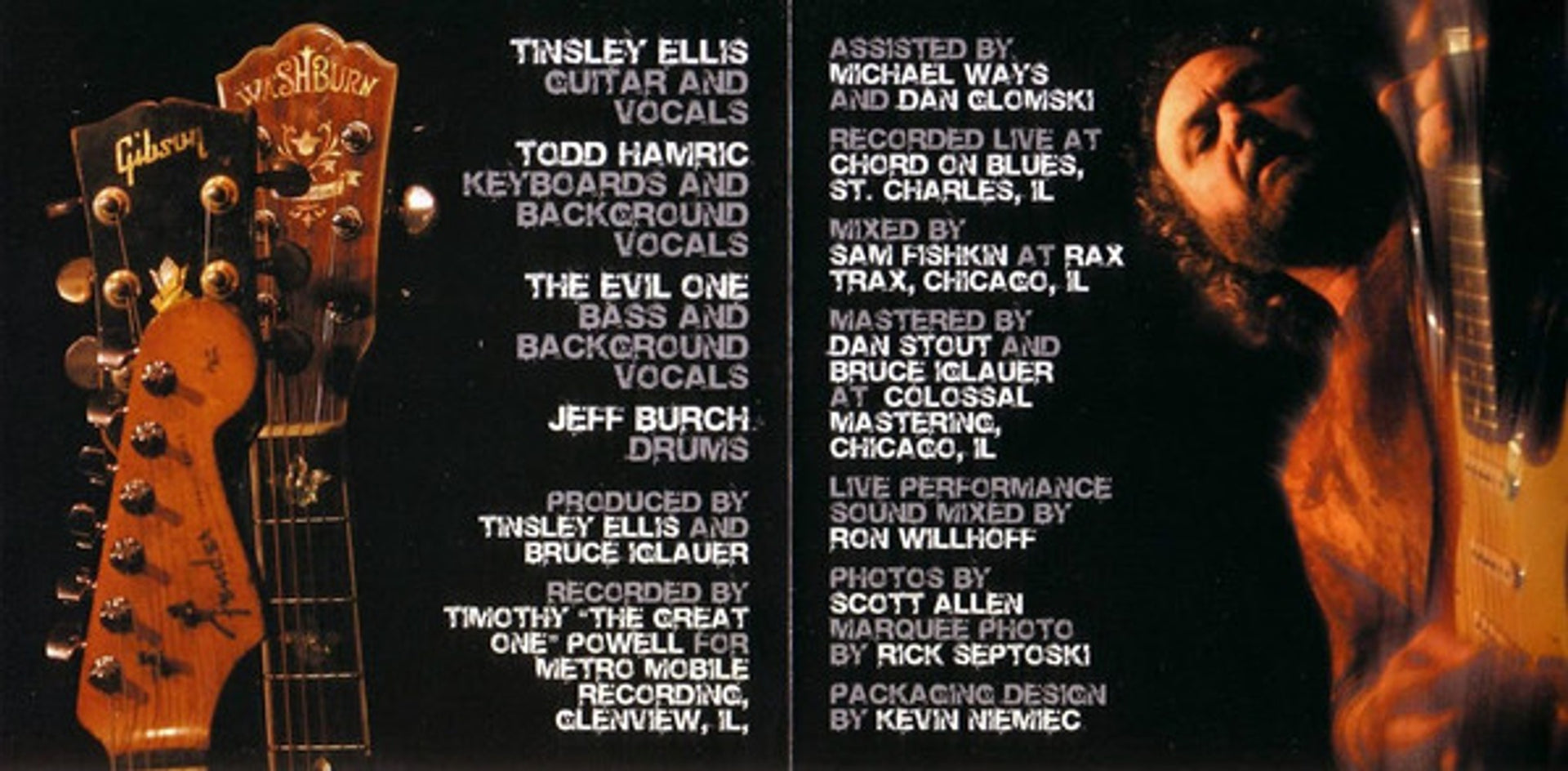Image 3: Tinsley Ellis – Live! Highwayman CD | Relix