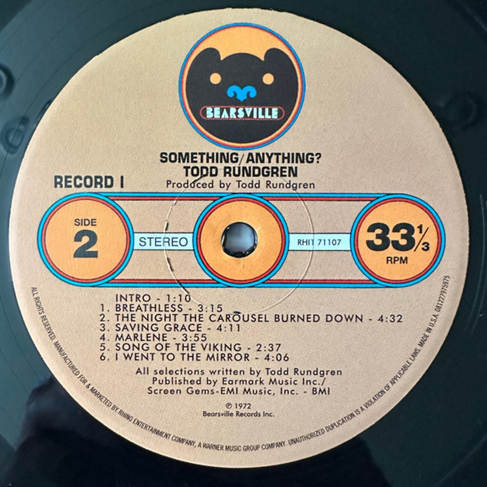 Image 3: Todd Rundgren – Something / Anything (180 Gram LP Vinyl) Vinyl LP | Relix