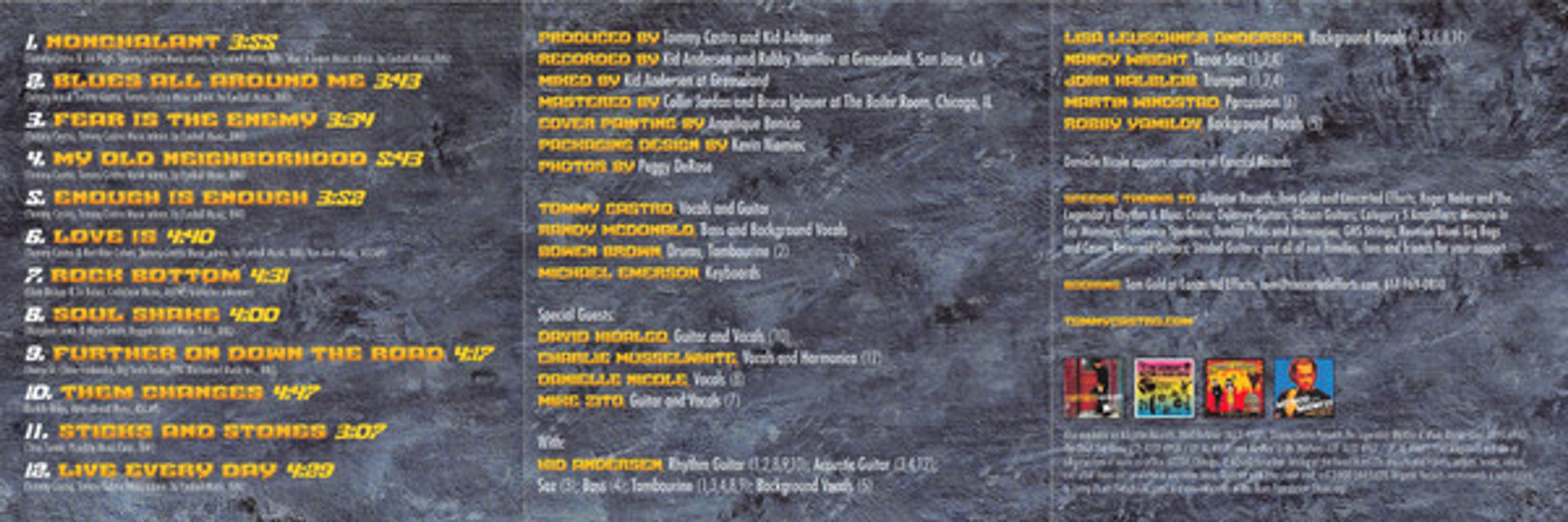 Image 3: Tommy Castro – Stompin' Ground CD | Relix