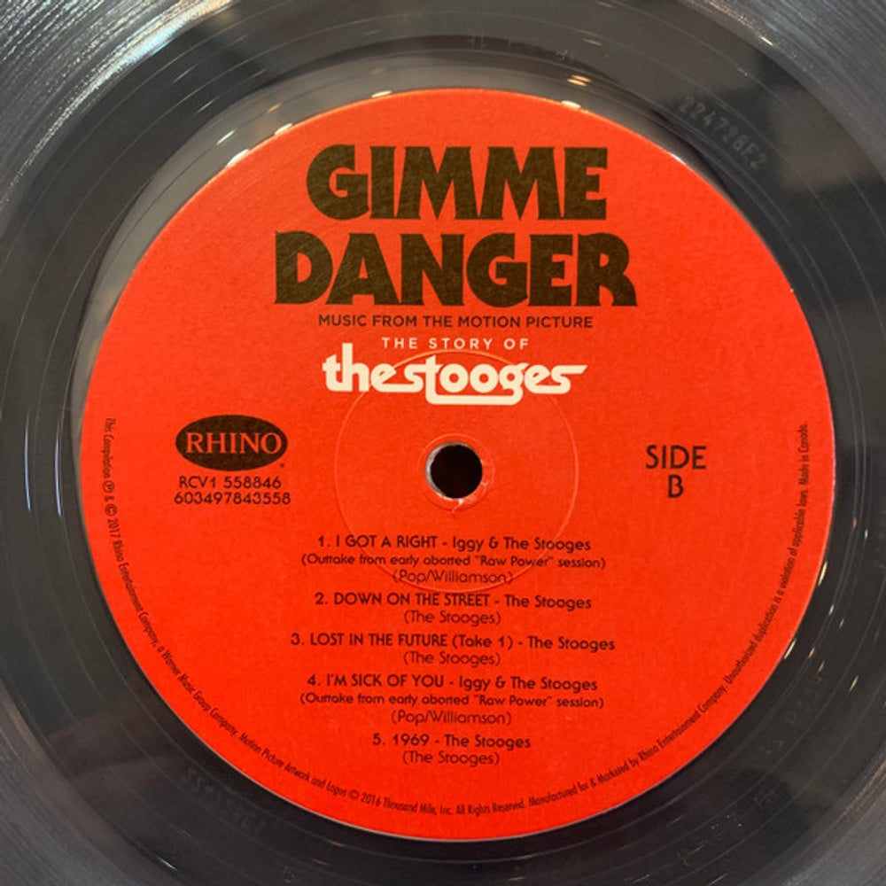 Image 3: Various Artists – Gimme Danger: Music From The Motion Picture (Rocktober 2021 Ultra Clear LP Vinyl) Vinyl LP | Relix
