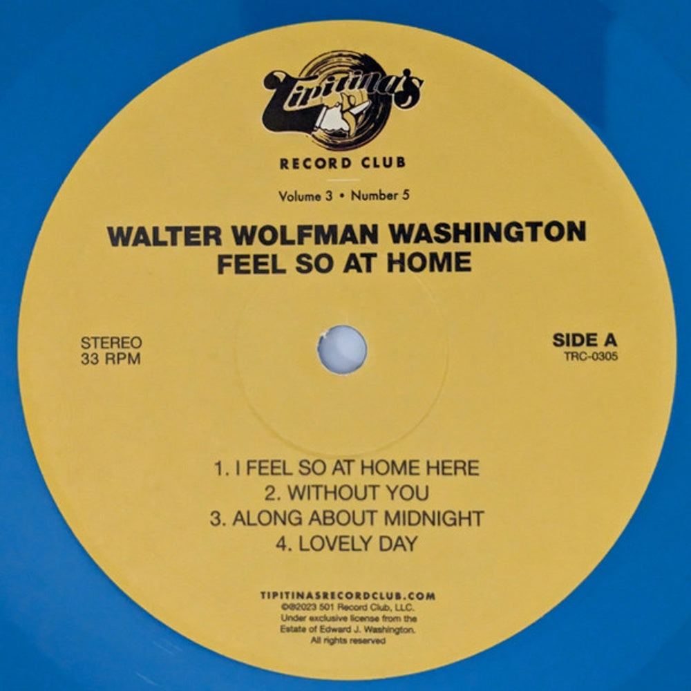 Image 3: Walter Washington  Wolfman – Feel So At Home (Blk, 180 Gram LP Vinyl) Vinyl LP | Relix