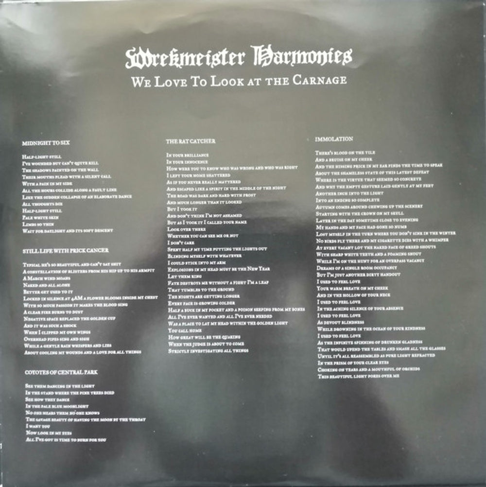 Image 3: Wrekmeister Harmonies – We Love To Look At The Carnage Vinyl LP | Relix