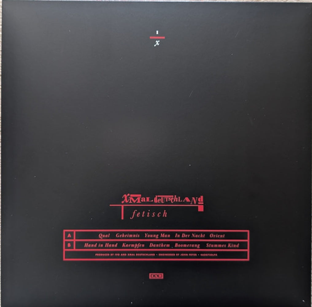 Image 3: Xmal Deutschland – Gift The 4ad Years (3LP Deluxe Edition Clear Red) Vinyl LP | Relix