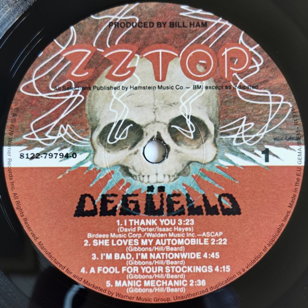 Image 3: ZZ Top – Deguello (180 Gram LP Vinyl) Vinyl LP | Relix