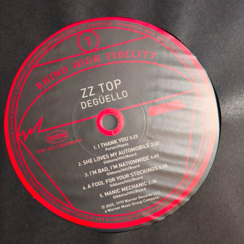 Image 3: ZZ Top – Deguello (Rktbr25, Brick & Mortar Exclusive, Hifi LP Vinyl) Vinyl LP | Relix